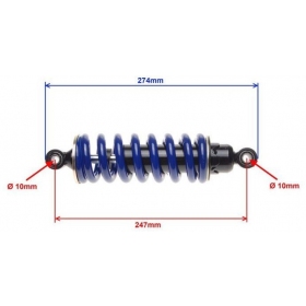 Rear adjustable shock absorber ATV/ SHINERAY 125-200cc Universal 274mm Ø10