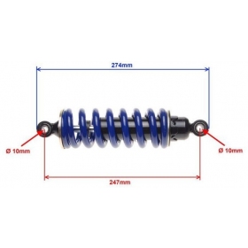 Amortizatorius galinis reguliuojamas ATV/ SHINERAY 125-200cc UNIVERSALUS 274mm Ø10