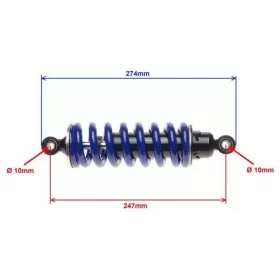 Rear adjustable shock absorber ATV/ SHINERAY 125-200cc Universal 274mm Ø10