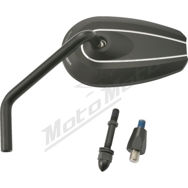 DAYTONA D-MIRROR-6 ROD Universal black mirror M10 1pc