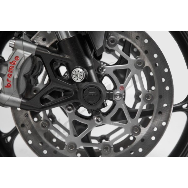SW-MOTECH Front Axle Slider Set Kawasaki EN / Ninja / Z 650 16-26