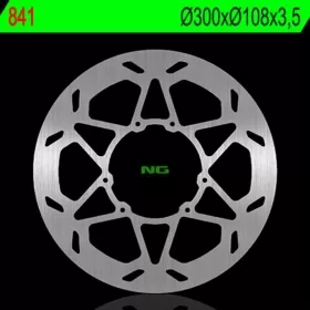 NG BRAKES 841 Front Round Fixed Brake Disc SHERCO SM 50 18-24