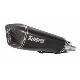 AKRAPOVIC Slip-On Line Muffler Stainless Steel / Carbon Fiber Piaggio MP3 500 10-20