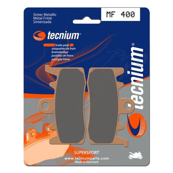 TECNIUM Street Performance Sintered Metal Brake pads MF400 Gas Gas / Triumph / BMW / Husqvarna / Moto Guzzi / Ducati / Kawasaki 550/1330 13-26