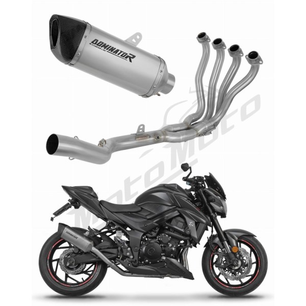 Suzuki GSX-S 750 2017-2020 DominatorFull Exhaust System Titanium HP6 + dB killer