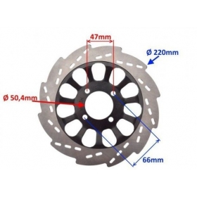 Front brake disc JUNAK 904 Ø220x50,4mm