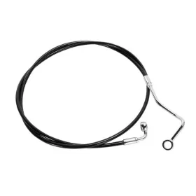 MAGNUM SHIELDING XR Upper Front Brake Line ABS Black Harley Davidson FLS / FLSTF / FLSTN / FXSB 1690/1800 15-17 94.5cm