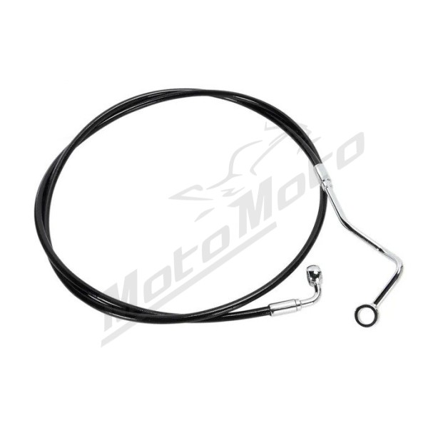 MAGNUM SHIELDING XR Upper Front Brake Line ABS Black Harley Davidson FLS / FLSTF / FLSTN / FXSB 1690/1800 15-17 94.5cm