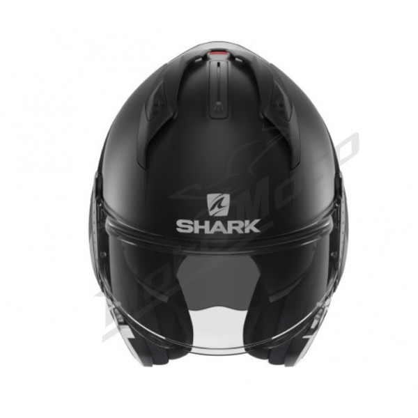 Shark Evo GT Blank Matt Black flip up helmet MotoMoto