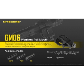 Flashlight holder NITECORE GM06