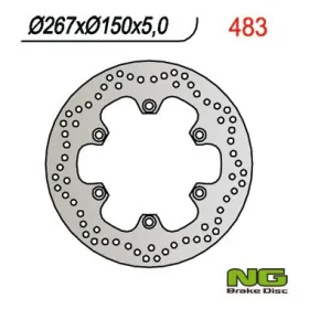 NG BRAKES Priekinis/galinis fiksuotas stabdžių diskas 267mm Yamaha FZ / RD / SR / SRX 125-600cc 82-11