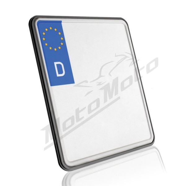 HEINZ BIKES License Plate Frame Chrome 180x200mm