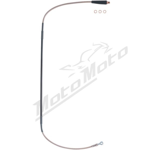 MOOSE OFFROAD Front Stainless Steel Braided Brake Line Honda CR R / CRF R 125-500cc 95-08
