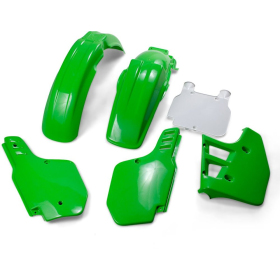 UFO Plastics Set Kawasaki KX 125 G 1989 Green