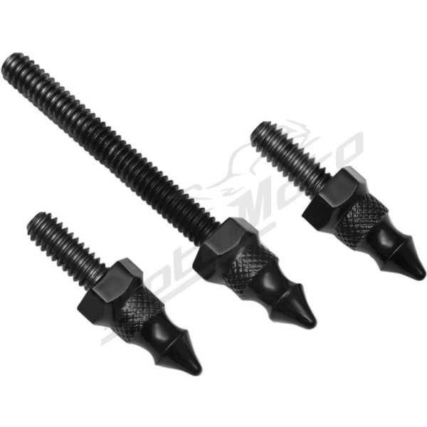 KURYAKYN Windshield Spikes Black Harley Davidson FLHR / FLHTCUTG / FLHTK / FLHX / FLHXSE 1690/1977 14-24