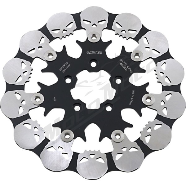 GALFER Skull Brake Rotor Harley Davidson FLHR / FLHRC / FLHRCI / FLHRI / FLHRS 1450-1923cc 00-23