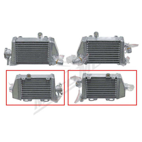Psychic radiator reinforced standard capacity left KTM SX 65 09-15
