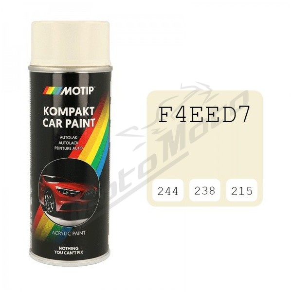 MOTIP Coloured paint F4EED7 400ml