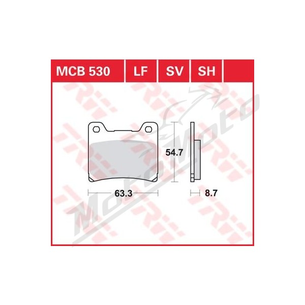 TRW All Round Sintered Metal Brake Pads Yamaha BT / FJ / FZ / FZR / FZX / GTS / RD / TDM / TRX / TZR / VMX-12 / XJ / XJR / XV / XVS / YZF 125-1300cc 82-07