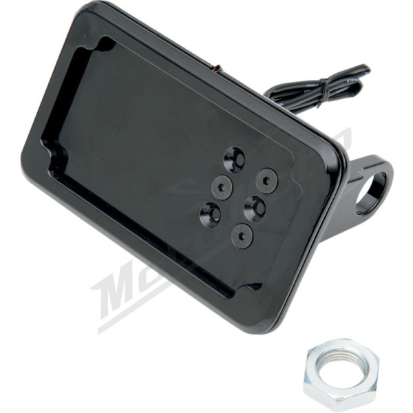 CYCLE VISIONS Numerio laikiklis su laikikliu Harley Davidson FLS / FLSS / FLSTC 1584-1800cc 08-17