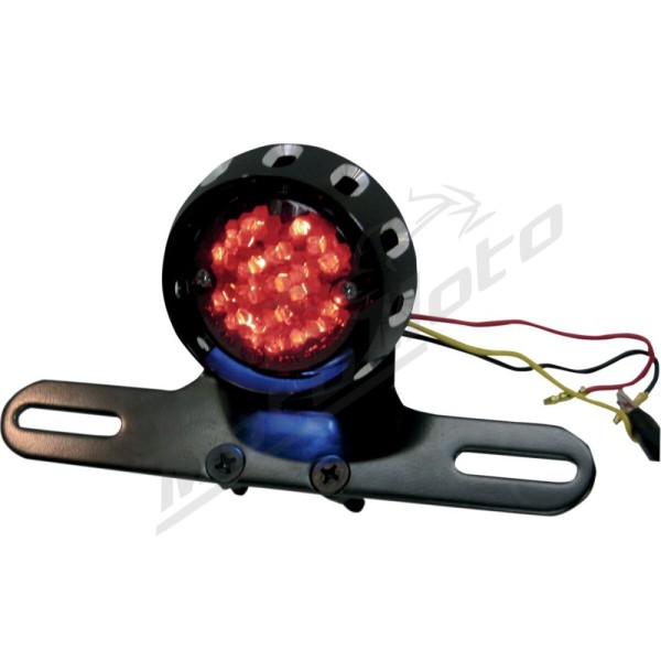 DRAG SPECIALTIES Universal Custom Bobber Led Taillight and License Plate Mount