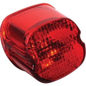 DRAG SPECIALTIES Laydown Taillight Lens with Bottom Tag Lens Harley Davidson FLHR / FLHT / FLHTC / FLHTCI / FLHTCUI 883-1450cc 99-03