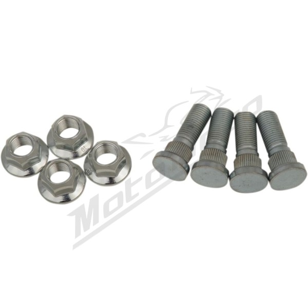 MOOSE OFFROAD Wheel Stud/Nut Kit Kawasaki KAF / KRF / KRT 620-1000cc 09-19