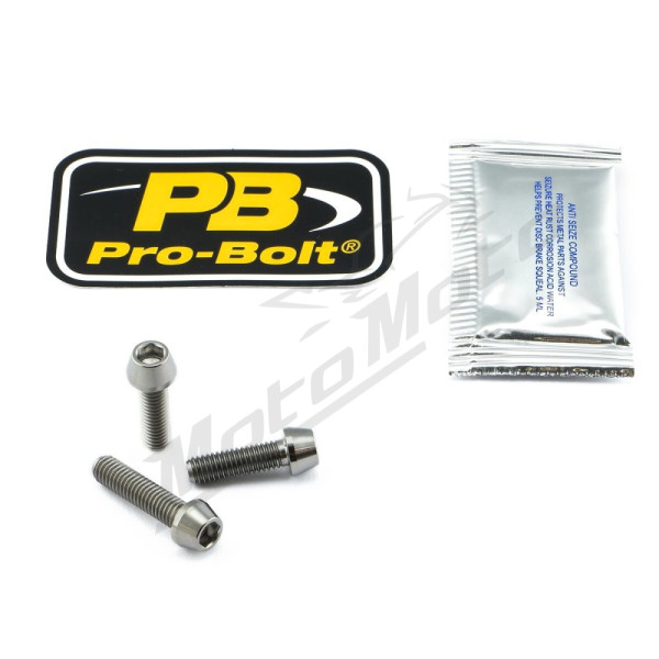 PRO BOLT Titanium Brake & Clutch Lever  Pinch Bolt Kit Kawasaki EX / ZX-4 400cc 18-22