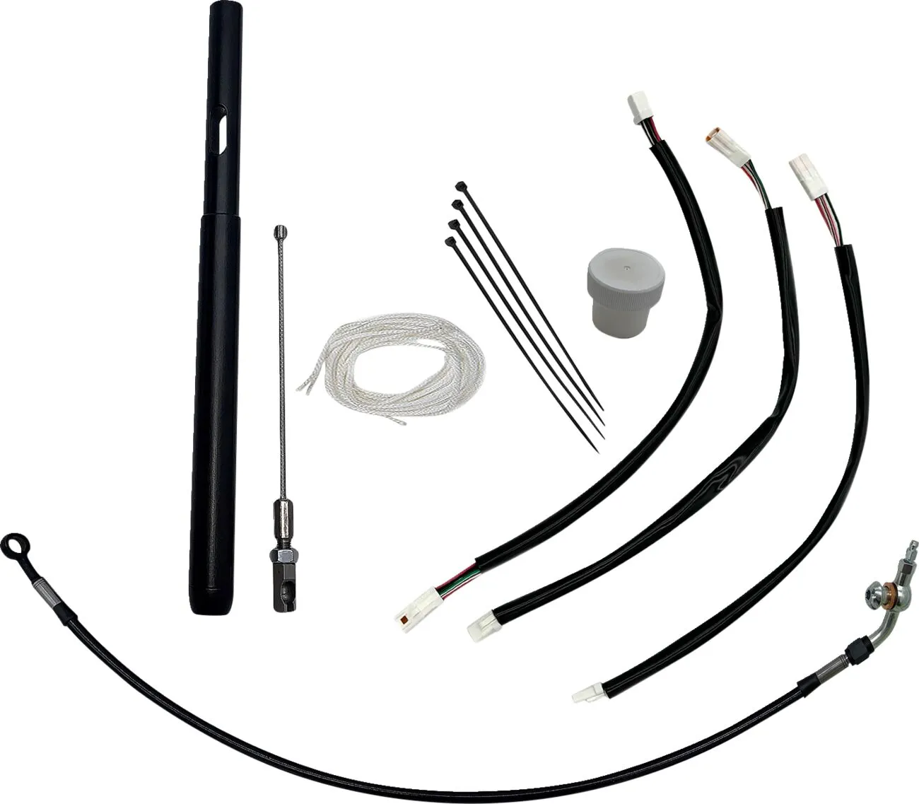 FAT BAGGERS Handlebar Cable Extension height of 35.5cm Harley Davidson FLHXS / FLTRX / FLTRXSE 1868-1977cc 23->