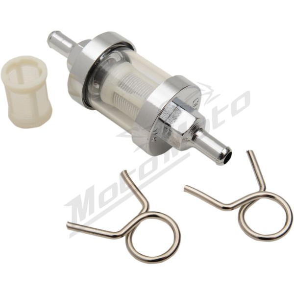 EMGO Universal Glass Fuel Filter Ø6.4mm