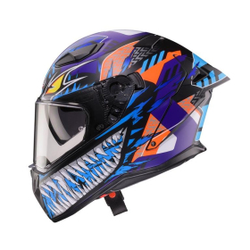 Helmet Caberg Drift Evo II Nobo Matte Black/Fluorescent Red/Blue