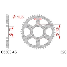 AFAM Steel Standard Rear Sprocket 520 46 teeth HYOSUNG GV 250 AQUILA 04-10