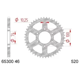 AFAM Steel Standard Rear Sprocket 520 46 teeth HYOSUNG GV 250 AQUILA 04-10