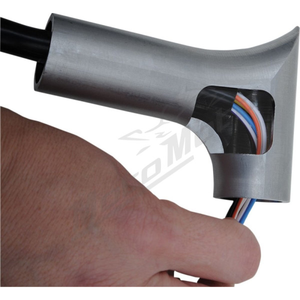 FAT BAGGERS INC. Pointed Top Vairas chromuotas 91.5x25.5cm Harley Davidson FLH / FLHT / FLHTC / FLHTKL / FLHX 1340-1923 86-22
