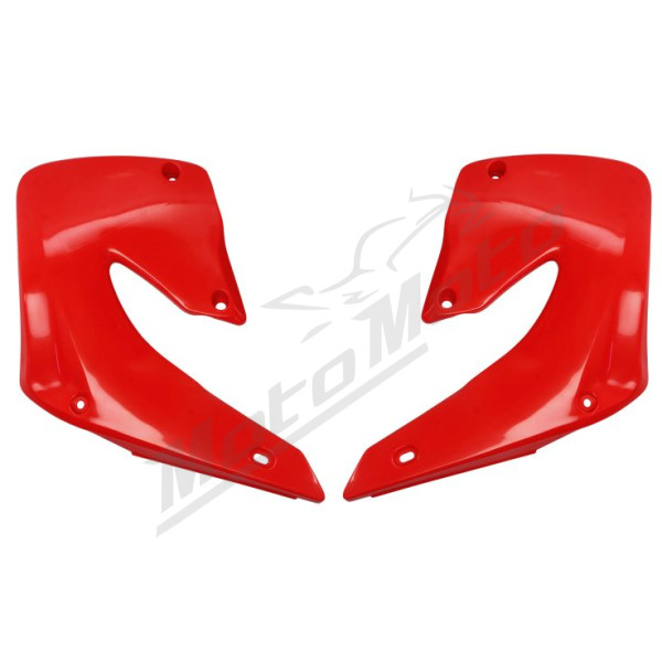 Radiatoriaus plastikai raudoni CEMOTO HONDA CRF 125-250cc 2000-2001