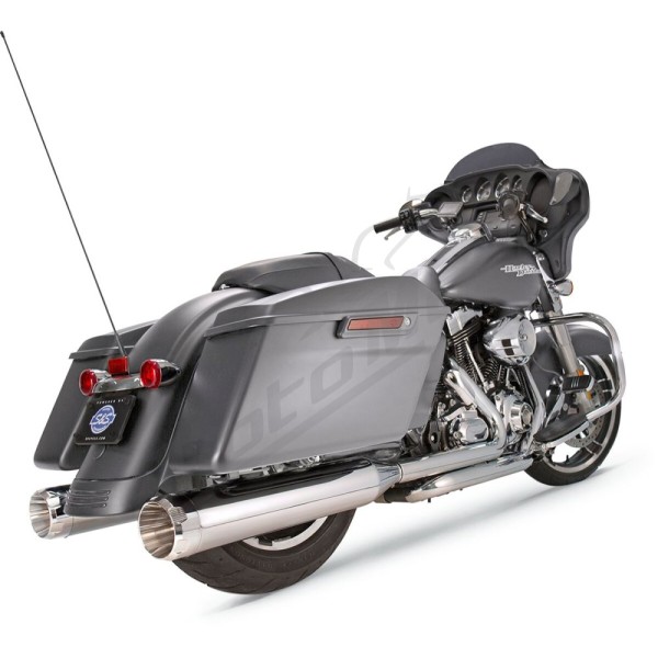 S&S CYCLE 4-1/2" MK45 Performance Mufflers Harley Davidson FLH / FLHFB / FLHR / FLHRC 1750-1977cc 17-25