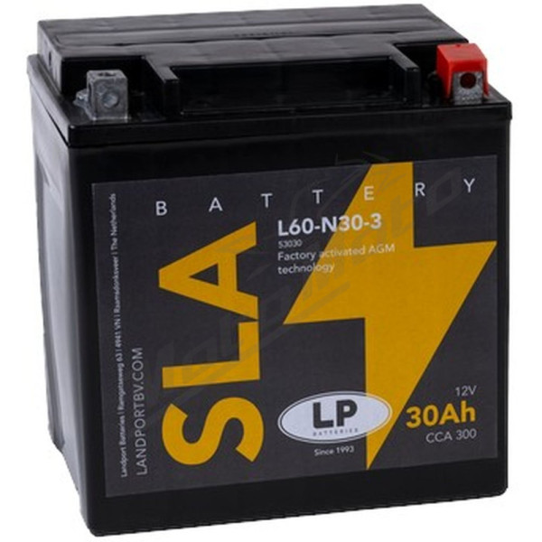 Landport battery Y60-N30-3 (MS L60-N30-3) 12V 30AH