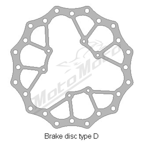 Delta braking front brake disc WAVE ULTRA LIGHT Honda CRF 250-450 15-21