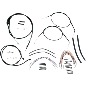 BURLY BRAND Ape Hangers handlebars Cables / Lines Extension Kit Harley Davidson XL 883-1200cc 2007-2013