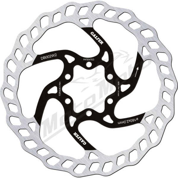 GALFER Fixed Disc Wave® ø160 mm