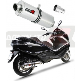 Exhaust silencer Dominator OVAL PIAGGIO X10 125 2012 - 2016