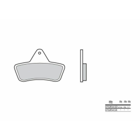 BREMBO Off-Road Sintered stabdžių trinkelės ARCTIC CAT 375-500cc 1997-2008