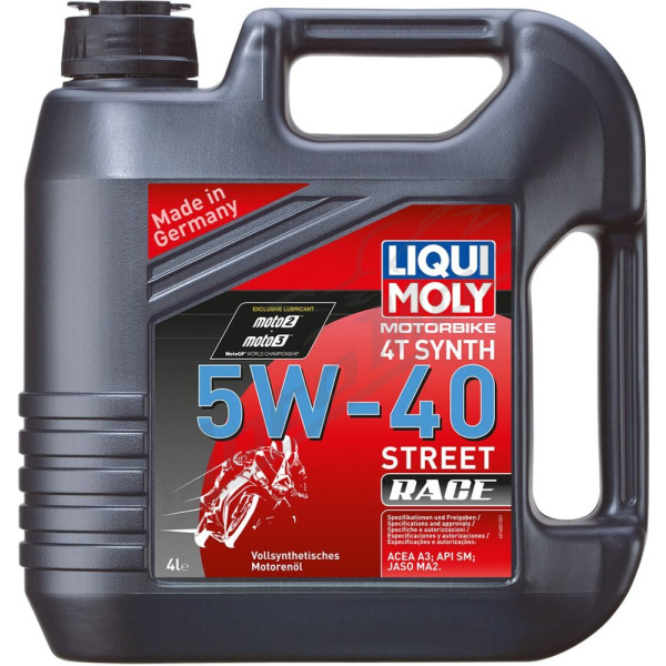 LIQUI MOLY Street Race Sintetinė Alyva 4T 5W-40 4L