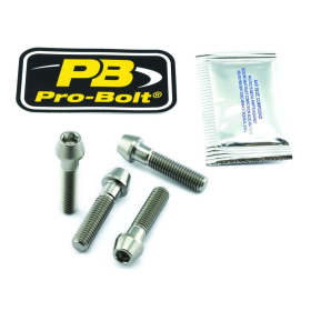 PRO BOLT Axle Pinch Bolt Kit Titan, Front Aprilia / BMW / Ducati / Honda / Kawasaki / Suzuki 250-1000cc 97-25
