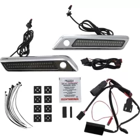 CUSTOM DYNAMICS Saddlebag Latch Dual Color Accent Lights Harley Davidson FLHRXS / FLHTCU / FLHTCUL 1690-1923cc 14-22
