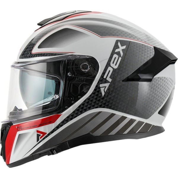 APEX Helmet FT300 New York Grey/Red