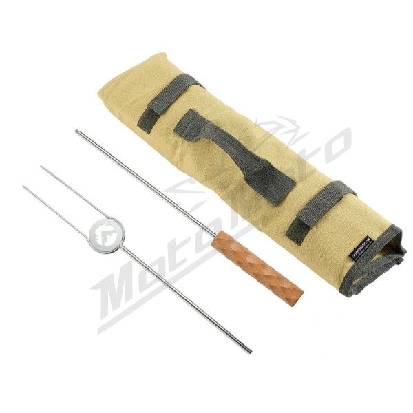 Two-stage roasting fork set 4pcs