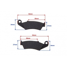 Brake pads MAXTUNED FT3050 / MCB669 STANDARD