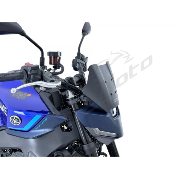 WRS Sport Priekinis stiklas Juodas Matinis Yamaha MT-09 900cc 24-25
