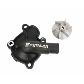 BOYESEN Vandens siurblio dangtelio ir sparnuotės rinkinys juodas Yamaha YZ125, Fantic XX/ XE125